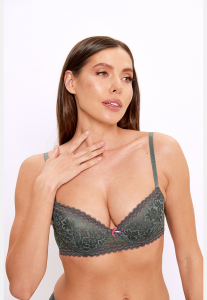 Бюстгальтер жен. Flavy темно-зеленый Balconette bra