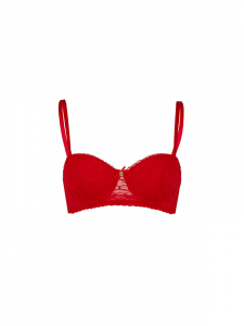 Бюстгальтер жен. Emily красный Bandeau bra