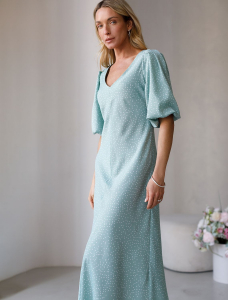 Платье женское голубой