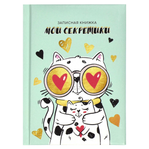 Записная книжка, формат А6, 64 листов, твёрдый переплёт с поролоном, глянцевая ламинация,