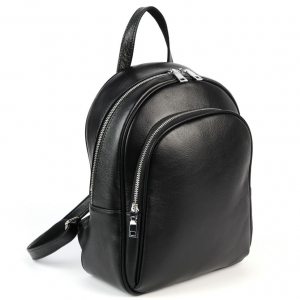 Женский кожаный рюкзак 1530-С Блек