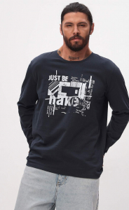 Лонгслив P521-1001-898 graphite