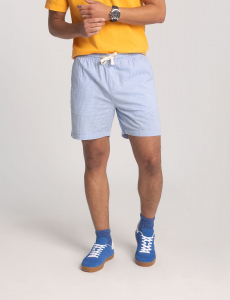SEERSUCKER DRAWSTRING JOGGER SHORT