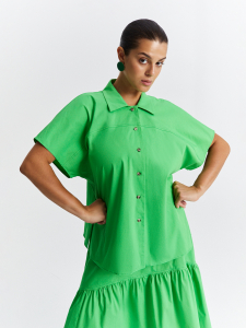 Блуза с поясом