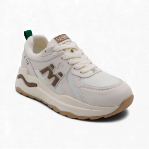 Кроссовки из натуральной кожи 23-643 белые