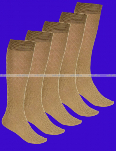 5 ПАР - Ажур ГОЛЬФЫ для бабушек с рисунком