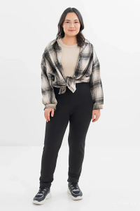 Легинсы женские с начесом 9646