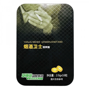 Леденцы для борьбы с никотиновой и алкогольной зависимости YANJIU WEI SHI