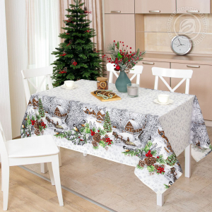 Студёная пора скатерть
