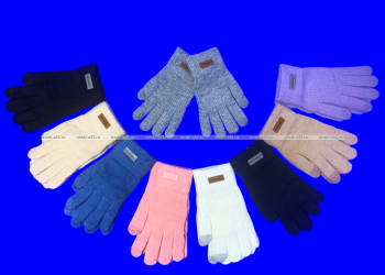 Перчатки женские зимние с начесом сенсорные арт. 7834