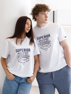 Футболка из премиального хлопка с авторским принтом