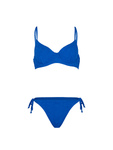 Купальный костюм жен. Frutys синий SWIM Soft bra