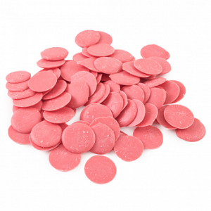 Глазурь шоколадная дропсы розовые 