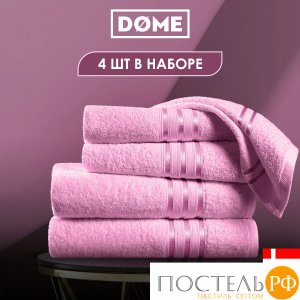 ГАРМОНИКА роз К-т Полотенец 50х80-2/70х130-2, 4 пр., 100% хл, 440 гр/м2