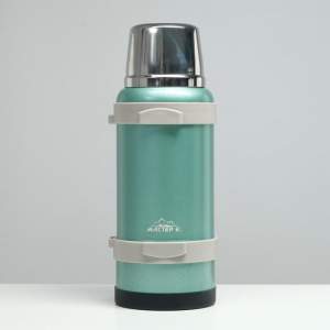 Термос Мастер К Volume, 4.4 л, с ситечком, с двумя кружками, нержавеющая сталь, бирюзовый