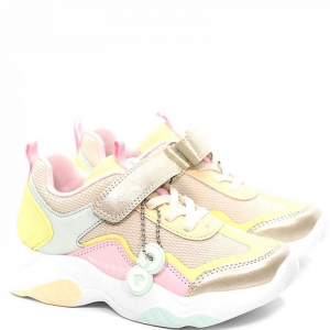 92-011D беж Кроссовки для девочек (25-32)/12