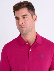 SOLID PIQUE SMALL LOGO POLO SHIRT