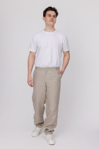 Брюки льняные 15-04