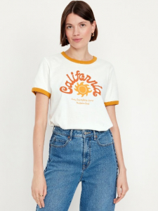 EveryWear Crew-Neck Graphic T-Shirt