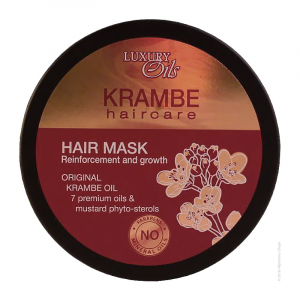 Маска для волос Krambe Haircare «Укрепление и рост» с органическим маслом крамбе и фито-стиролами горчицы серии «Luxury Oils»