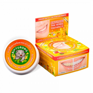 Тайская зубная паста с экстрактом Манго. Binturong