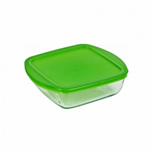 Блюдо с крышкой Cook <(>&<)> Store 20x17x5.5см 1л квадратное