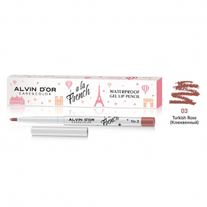 Карандаш для губ  A la French Alvin D`or красный тон 03 водостойкий