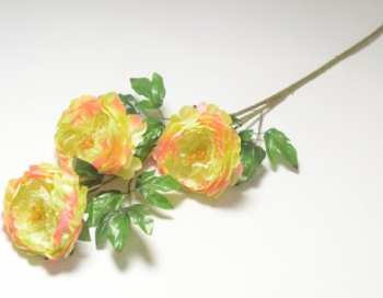 Искусственные цветы, Ветка пион 3 головы (1010237)