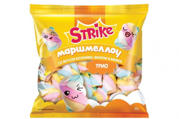 «Strike», маршмеллоу trio, 90 г