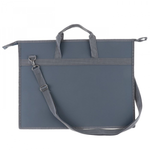 Папка для чертежей и рисунков A3, 420 х 343 х 50 мм, с ручками, пластиковая, молния сверху, 0.9 мм, 