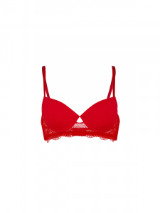 Бюстгальтер жен. Derby красный Balconette bra