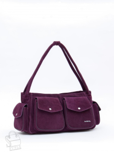 Сумка женская кожаная 91181MSS purple Velina Fabbiano-Safenta