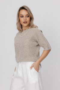 Джемпер из льна 4-254