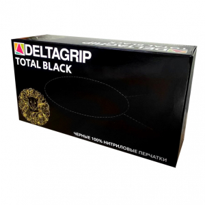 Deltagrip Total Black 50пар