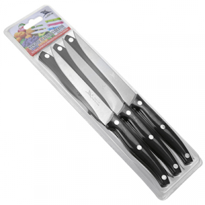 Нож для мяса 100мм из нержавеющей стали, пластмассовая ручка 