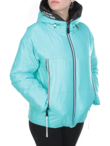 8278 TURQUOISE Куртка демисезонная женская BAOFANI (100 гр. синтепон)