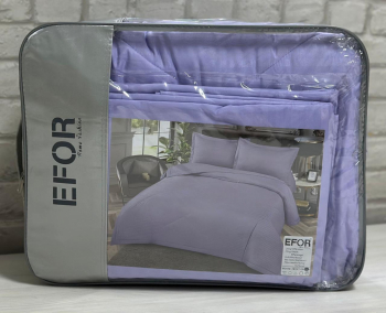 КПБ EFOR SATIN LILA с одеялом лиловый евро