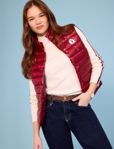 FELT PATCH SNAP PUFFER VEST