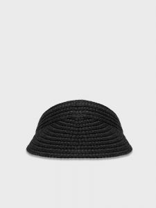 Козырек плетеный черный