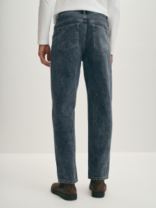 Джинсы 5 карманов с эффектом вываренной джинсы из хлопка