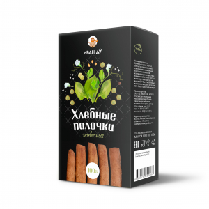 Хлебные палочки “Чечевичные”, 100г (без сахара)