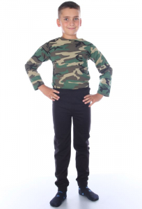 Трико детское на манжетах, футер (чёрный) РАСПРОДАЖА