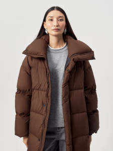 Непромокаемый пуховик с мембраной и утеплителем 90% пух и 10% перо