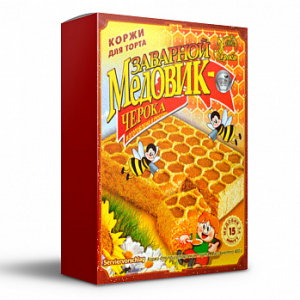 Коржи для торта Черока заварные Медовик, 400 г