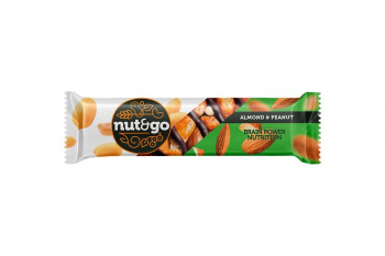 «Nut&Go», батончик Almond & peanut, 36 г (упаковка 18 шт)