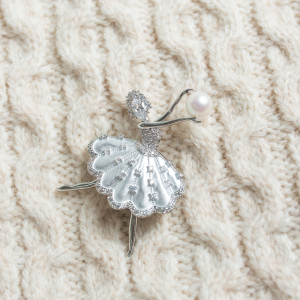 Брошь Danzatore Perla