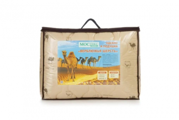 Одеяло Мостекс  175x210, Всесезонное, с наполнителем Верблюжья шерсть