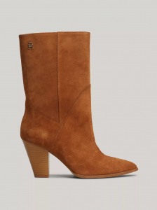 Monogram Suede Cowboy Boot