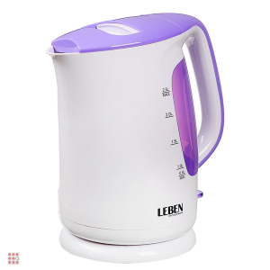 LEBEN Чайник электрический 2,5л, 1850Вт, скрытый нагр.элемент, пластик