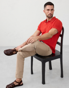 Slim Cotton Pique Polo